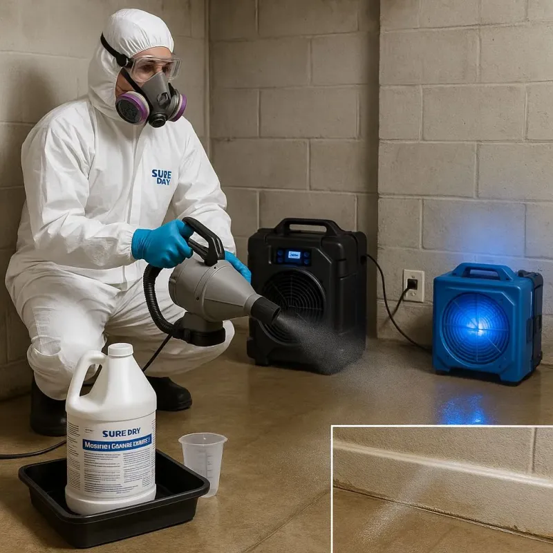Sanitization and Odor Removal process in Porter, ME