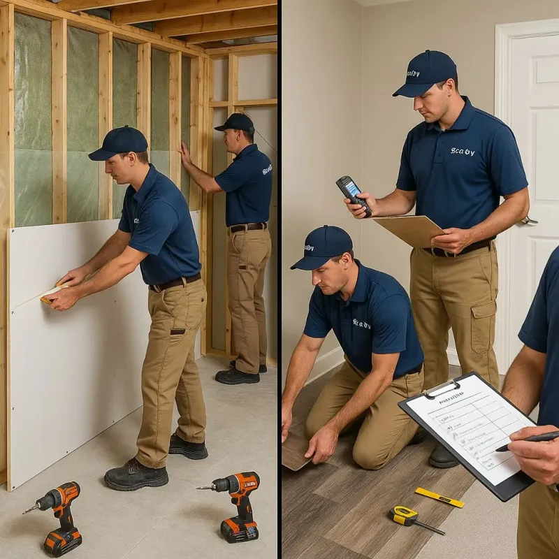 Repairs and Reconstruction process in Porter, ME